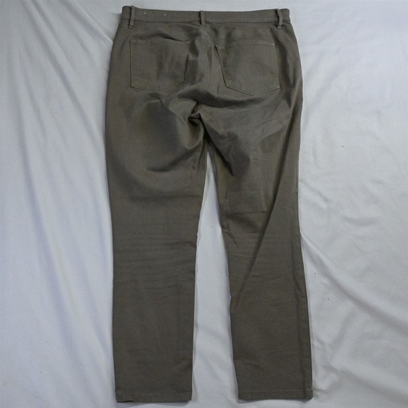 LOFT 30 / 10 Skinny Crop Brown Stretch Denim Jeans - Picture 7 of 7